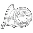 Pulseur d'air habitacle DENSO DEA23003 - Visuel 2