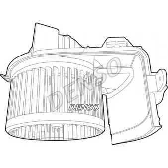 Pulseur d'air habitacle DENSO DEA23004