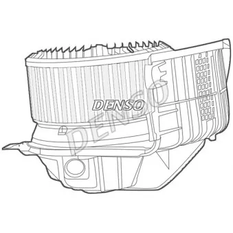 Pulseur d'air habitacle DENSO DEA23012