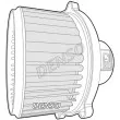 Pulseur d'air habitacle DENSO DEA41011 - Visuel 2