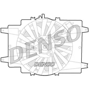 Ventilateur, refroidissement du moteur DENSO DER01008