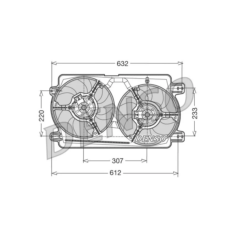 Ventilateur, refroidissement du moteur DENSO DER01018