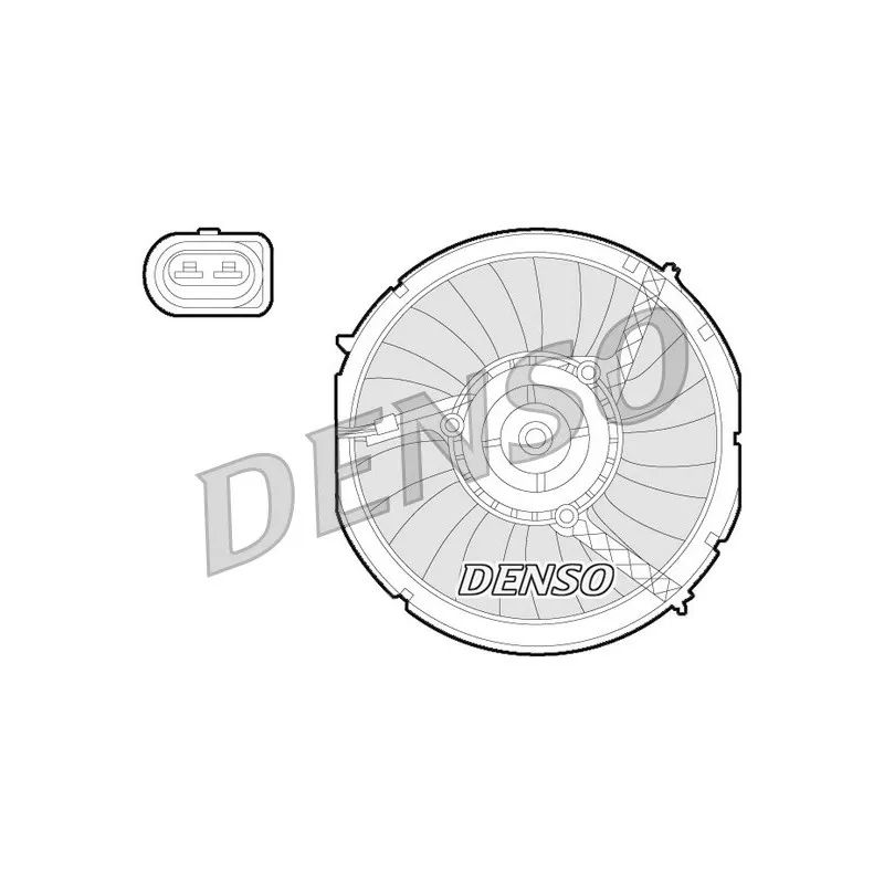 Ventilateur, refroidissement du moteur DENSO DER02003