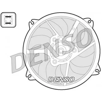 Ventilateur, refroidissement du moteur DENSO DER07006