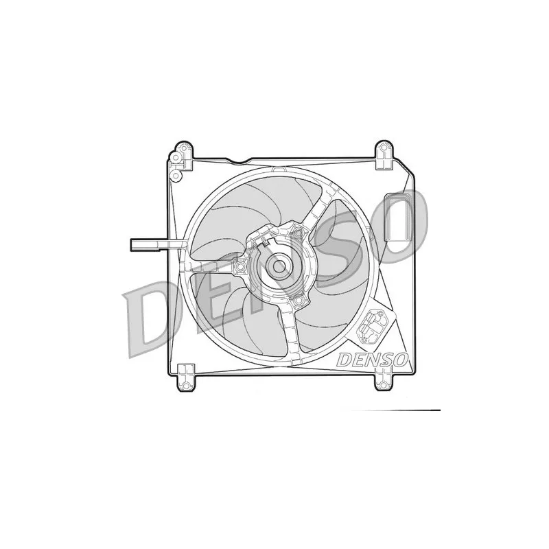 Ventilateur, refroidissement du moteur DENSO DER09002