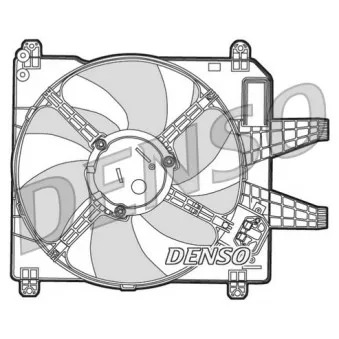 Ventilateur, refroidissement du moteur DENSO DER09004