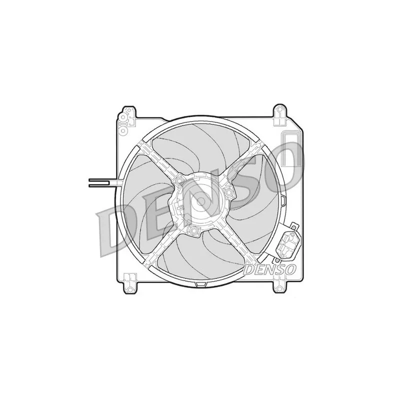 Ventilateur, refroidissement du moteur DENSO DER09007