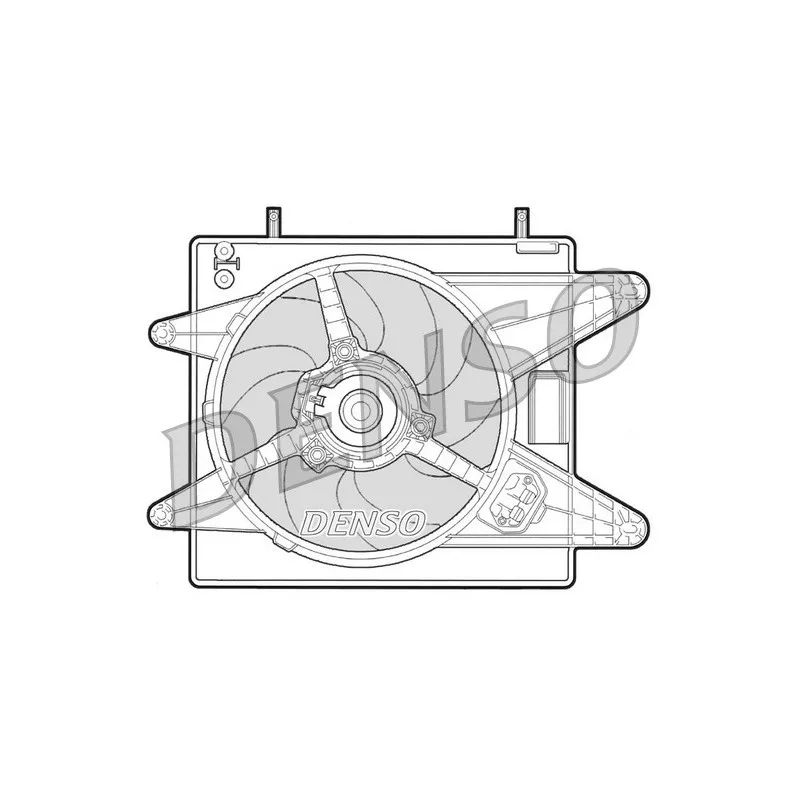 Ventilateur, refroidissement du moteur DENSO DER09008