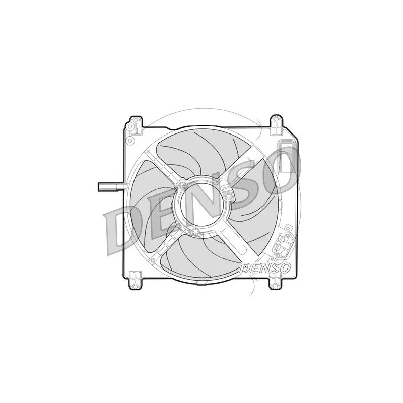 Ventilateur, refroidissement du moteur DENSO DER09009