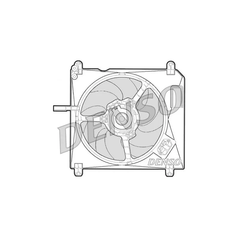 Ventilateur, refroidissement du moteur DENSO DER09010