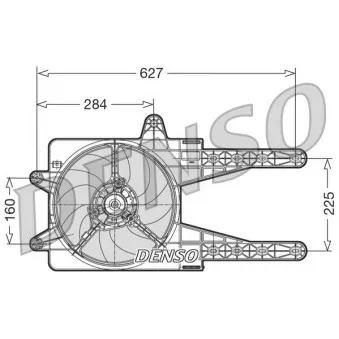 Ventilateur, refroidissement du moteur DENSO DER09013