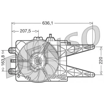 Ventilateur, refroidissement du moteur DENSO