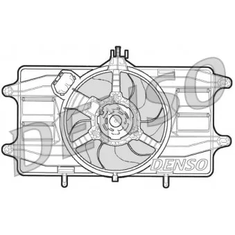 Ventilateur, refroidissement du moteur DENSO DER09020