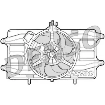 Ventilateur, refroidissement du moteur DENSO DER09021