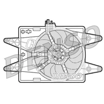 Ventilateur, refroidissement du moteur DENSO DER09022