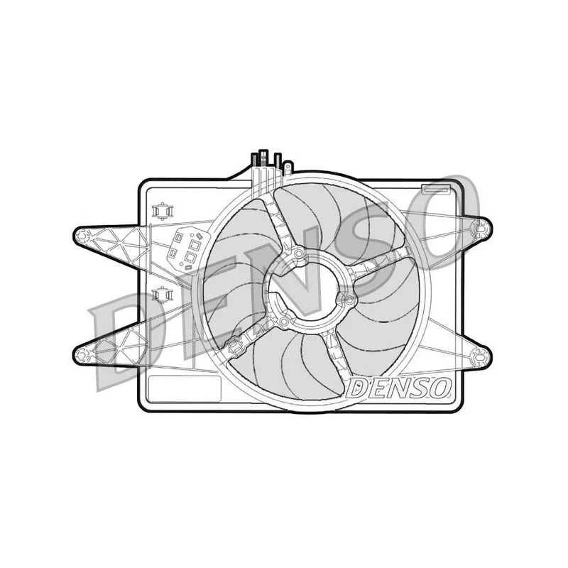 Ventilateur, refroidissement du moteur DENSO DER09024