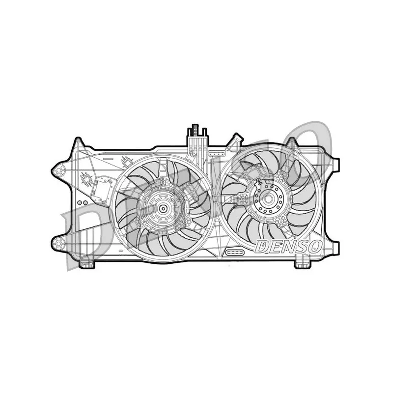 Ventilateur, refroidissement du moteur DENSO DER09025