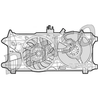 Ventilateur, refroidissement du moteur DENSO DER09026