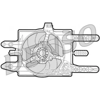 Ventilateur, refroidissement du moteur DENSO DER09031