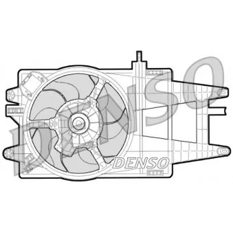 Ventilateur, refroidissement du moteur DENSO DER09032