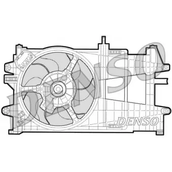 Ventilateur, refroidissement du moteur DENSO DER09033