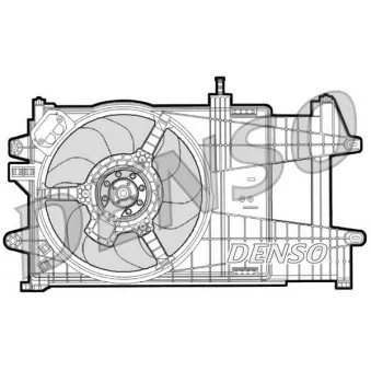Ventilateur, refroidissement du moteur DENSO DER09039