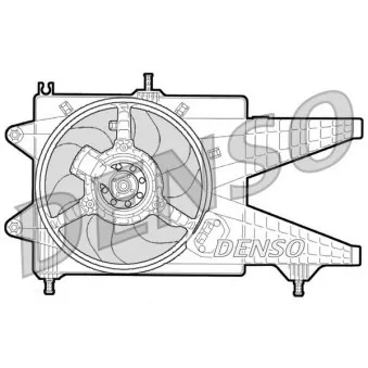 Ventilateur, refroidissement du moteur DENSO DER09041