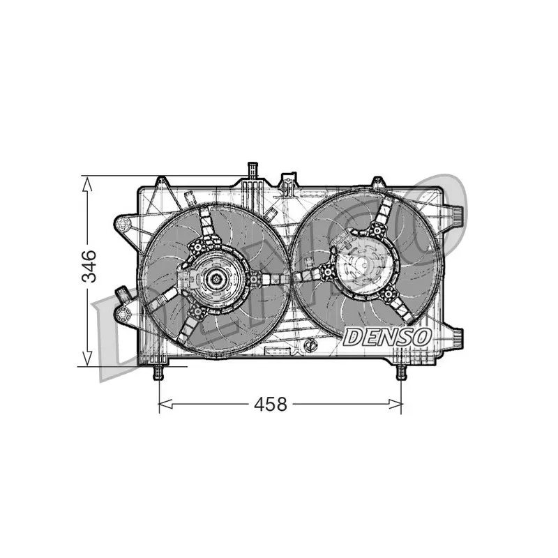 Ventilateur, refroidissement du moteur DENSO DER09044