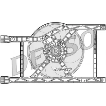 Ventilateur, refroidissement du moteur DENSO DER09045