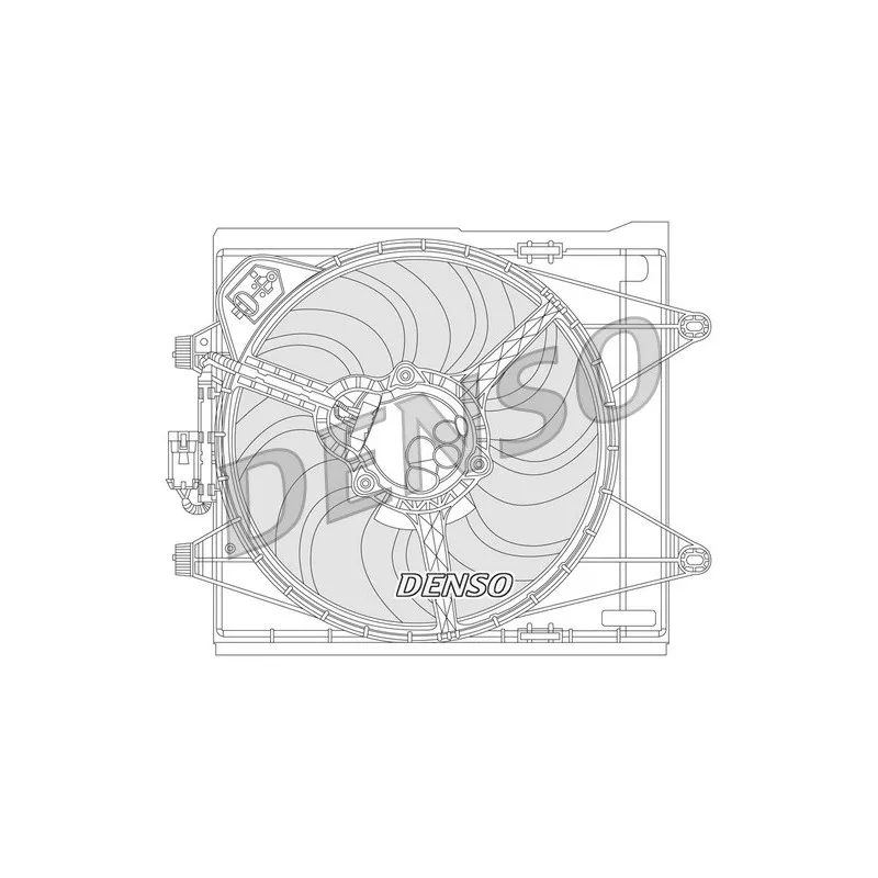 Ventilateur, refroidissement du moteur DENSO DER09051