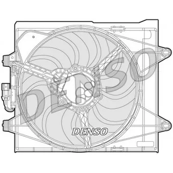 Ventilateur, refroidissement du moteur DENSO DER09052