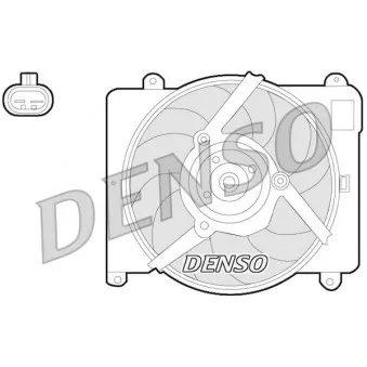 Ventilateur, refroidissement du moteur DENSO DER09054