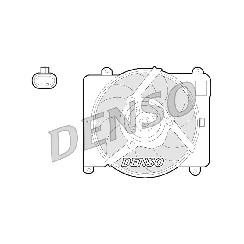 Ventilateur, refroidissement du moteur DENSO DER09054