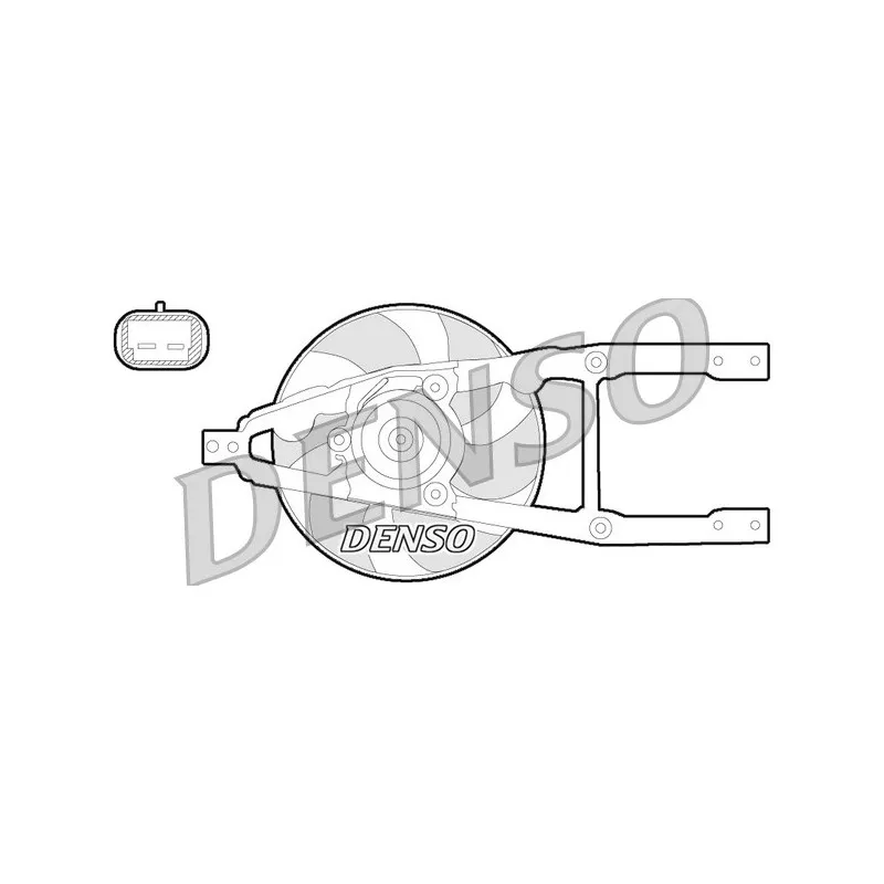 Ventilateur, refroidissement du moteur DENSO DER09055