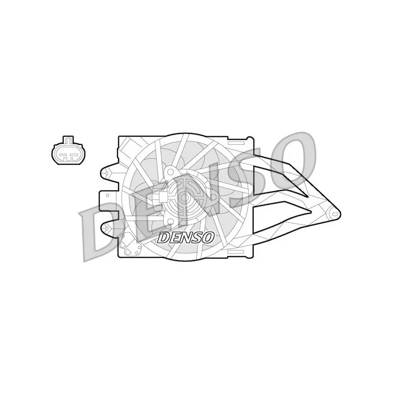 Ventilateur, refroidissement du moteur DENSO DER09057