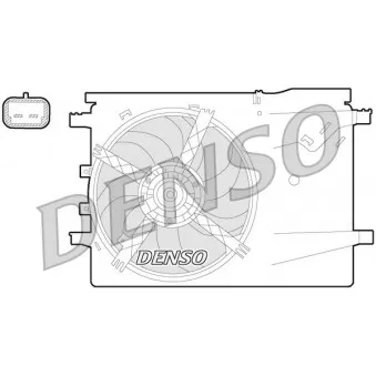 Ventilateur, refroidissement du moteur DENSO DER09058