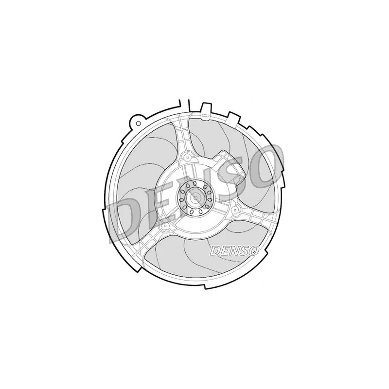 Ventilateur, refroidissement du moteur DENSO DER09060
