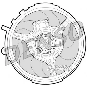 Ventilateur, refroidissement du moteur DENSO DER09061