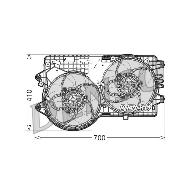 Ventilateur, refroidissement du moteur DENSO DER09067