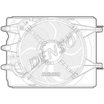 Ventilateur, refroidissement du moteur DENSO