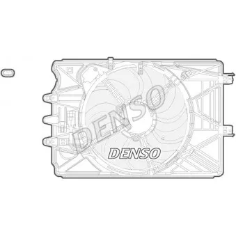 Ventilateur, refroidissement du moteur DENSO DER09069