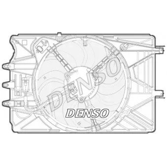 Ventilateur, refroidissement du moteur DENSO DER09070