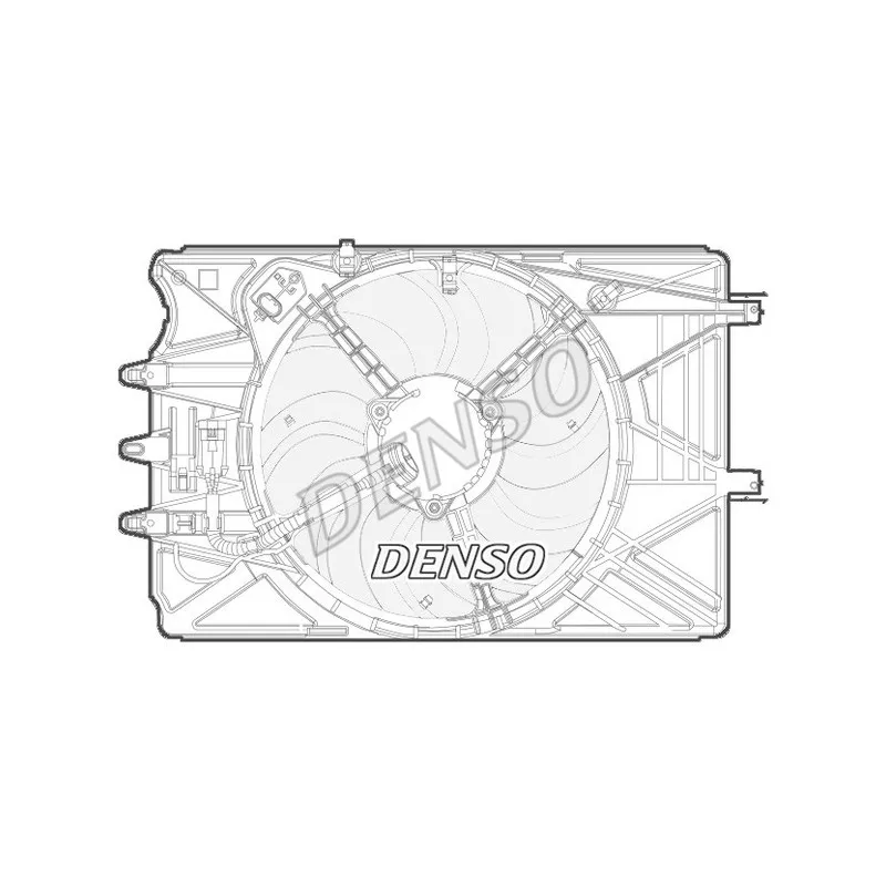 Ventilateur, refroidissement du moteur DENSO DER09070