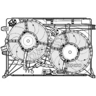 Ventilateur, refroidissement du moteur DENSO