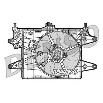Ventilateur, refroidissement du moteur DENSO DER09082