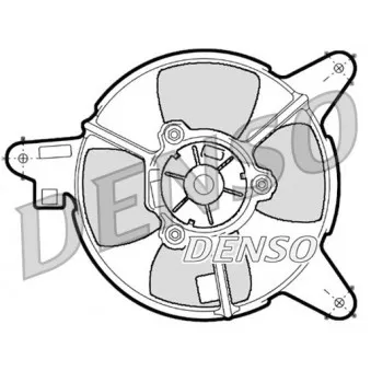 Ventilateur, refroidissement du moteur DENSO DER09087
