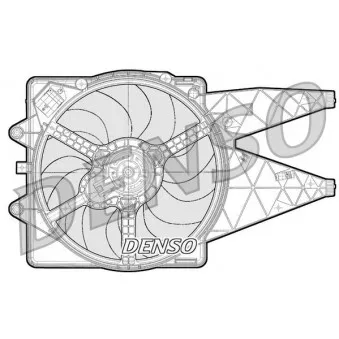 Ventilateur, refroidissement du moteur DENSO DER09091