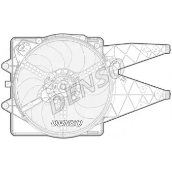 Ventilateur, refroidissement du moteur DENSO DER09092