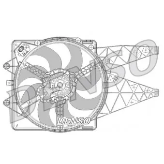 Ventilateur, refroidissement du moteur DENSO