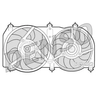 Ventilateur, refroidissement du moteur DENSO DER09246